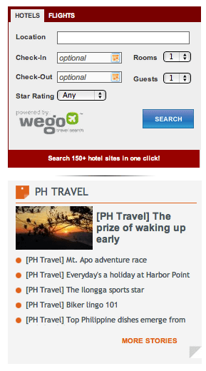 AND WE HAVE IT! You may now book your trips through RAPPLER Travel. Check out our new PHTravel microsite, too, and send us your travel stories to desk@rappler.com. 