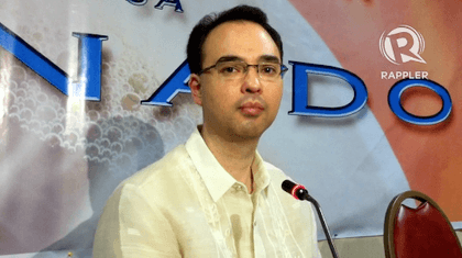 NO POLITICIANS. Sen Alan Peter Cayetano recommends that President Aquino not appoint a politician to be the next chief justice. 