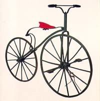 SHAKE YOUR BONES. Try the classical boneshaker. Photo credit: Bicycle Cultural Center