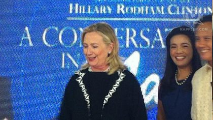 U.S. Secretary of State Hillary Clinton visits Manila