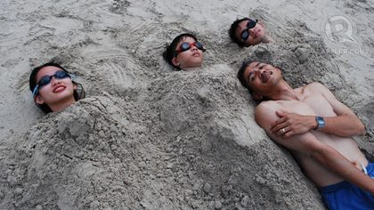 WE OWN THE BEACH! Well, not really, but we do own the time and moments we share there. Photo from Keisha Halili