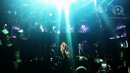 CAPTURED. Lady Gaga's 'Born This Way Ball' in Manila, May 21.