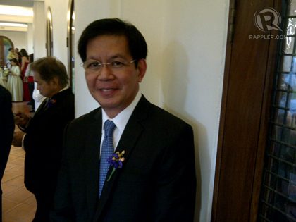 SPONSOR. Senator Panfilo "Ping" Lacson was one of the 22 principal sponsors. Photo by Alvin Lao