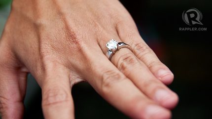 TAKEN. The engagement ring. Photo by Michael Josh Villanueva 