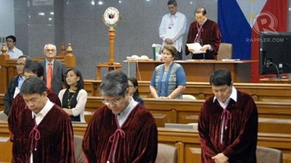 CORONA STATIONS. Players in the impeachment trial liken the proceedings to the Stations of the Cross. File photo by Joe Arazas/Senate Pool
