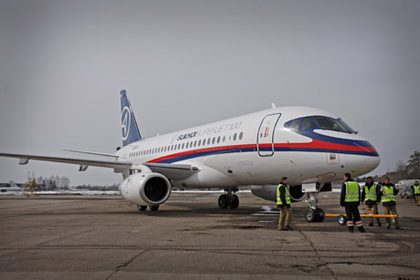 File photo of the Sukhoi Superjet 100. One such plane vanished from radar screens south of Jakarta, Indonesia on May 9, 2012, during a demonstration flight. Photo courtesy of Sukhoi Company (JSC).